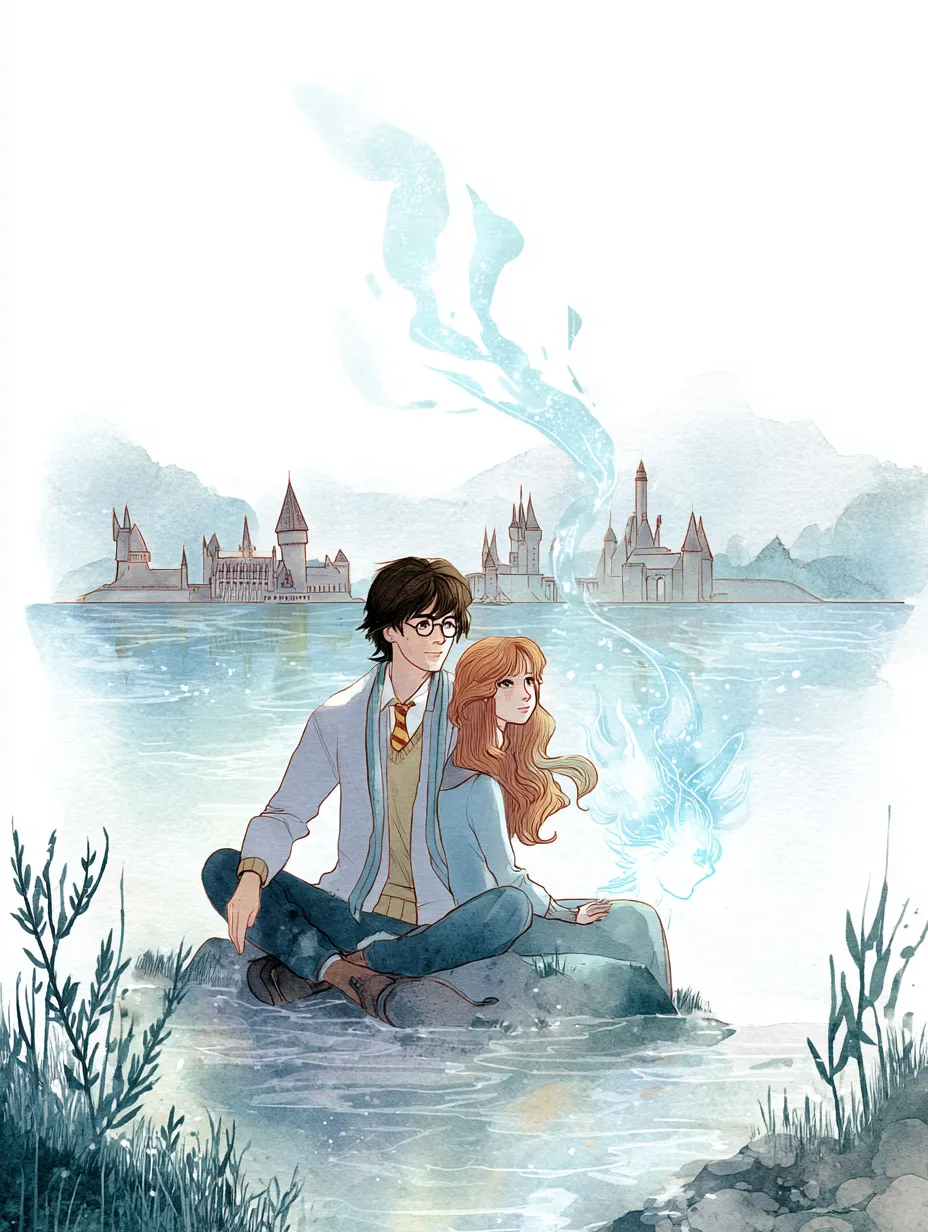 次元壁破了！当哈利波特、龙珠、星战CP闯入国漫宇宙，AI直接封神！（附神级Prompt） | AI思维车间, image size:928x1232